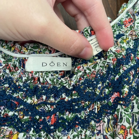 EUC Doen Eclipse Dress Mayfair Floral Size Large - Picture 4 of 5